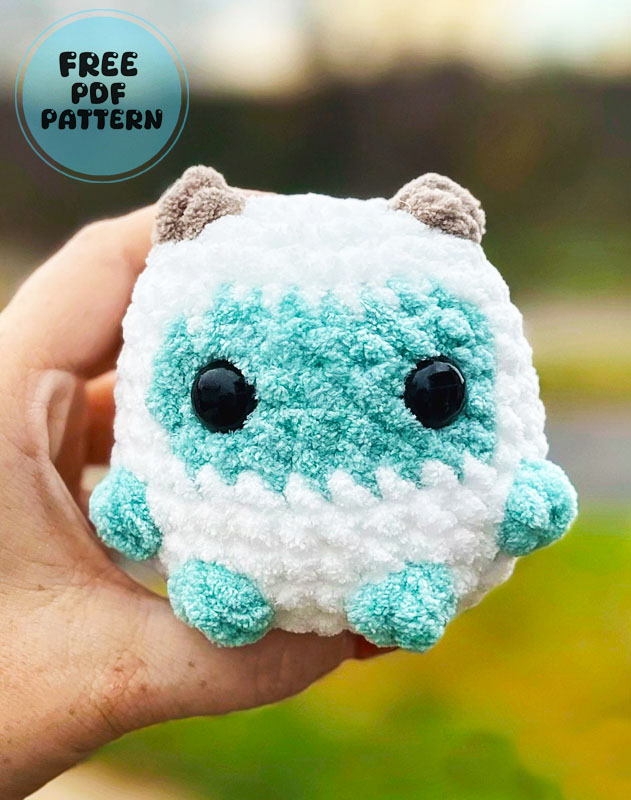 Chunky Yeti and Penguin Crochet PDF Pattern 2