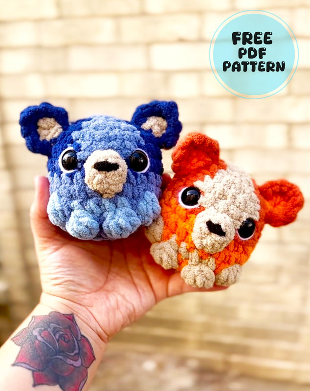 Crochet Chubby Heelers Dog Free PDF Pattern (2)