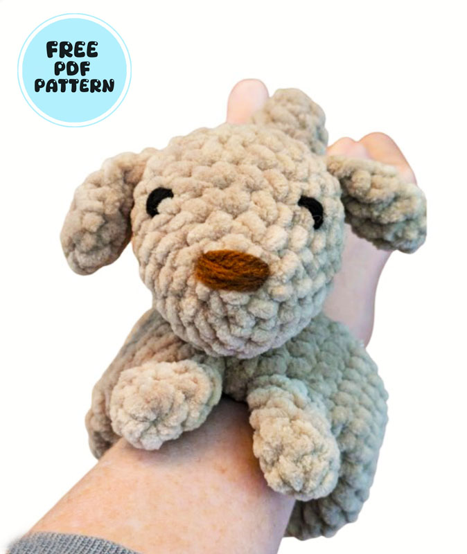 Crochet Dog Slap Bracelet Free PDF Pattern 2