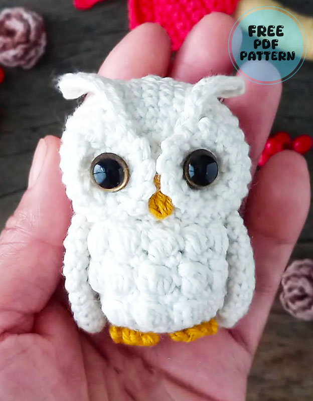 Cute Crochet Owl Hedwig PDF Free Pattern 2