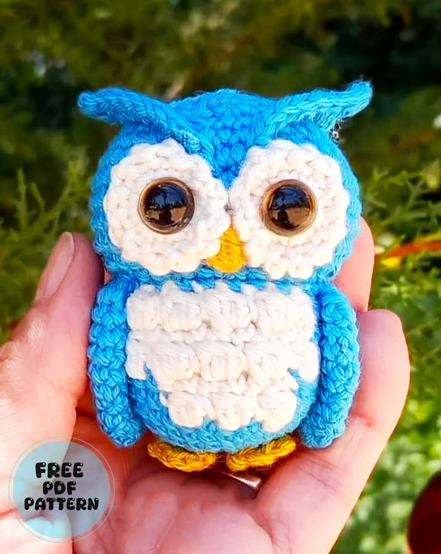 Cute Crochet Owl Hedwig PDF Free Pattern 1