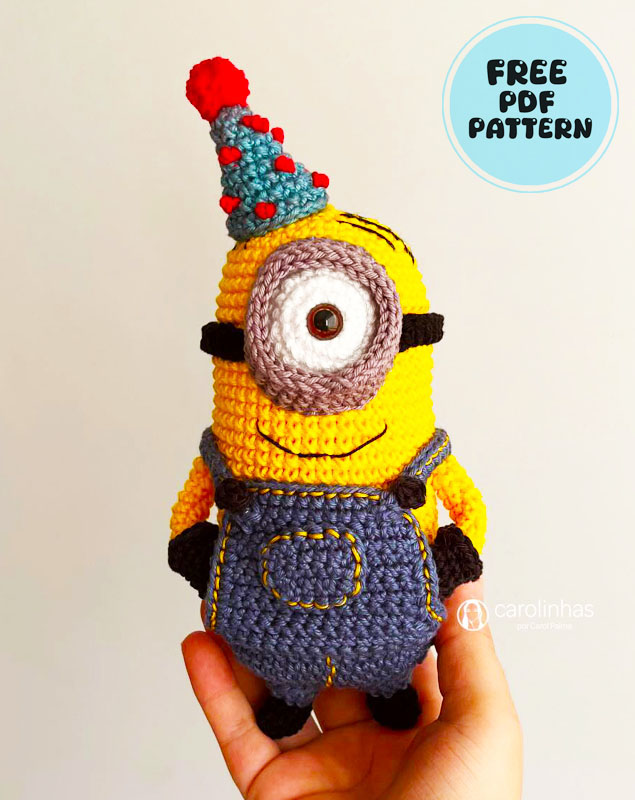 Cute Minion PDF Amigurumi PDF Free Pattern