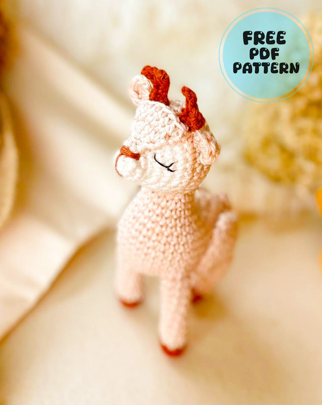 Deer of Noble Posture Amigurumi PDF Free Pattern