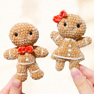 Gingerbread Girl and Boy Crochet PDF Free Pattern (2)
