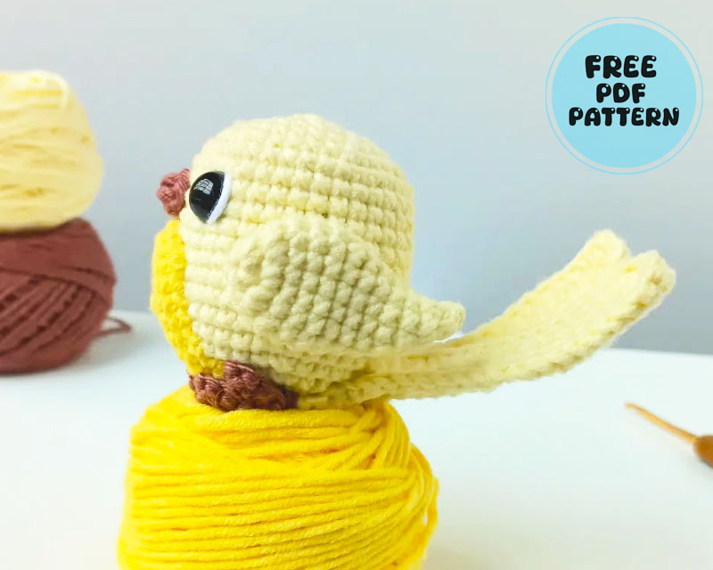 Little Tweety Amigurumi Free PDF Pattern