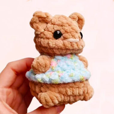 No Sew Chubby Bear Free Amigurumi PDF Pattern (1)