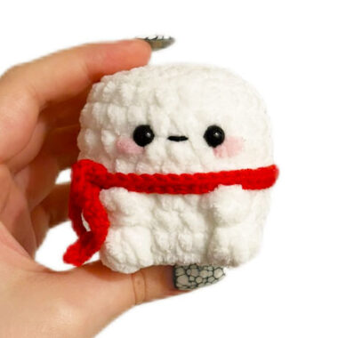Plush Crochet Marshmallow PDF Free Pattern (1)