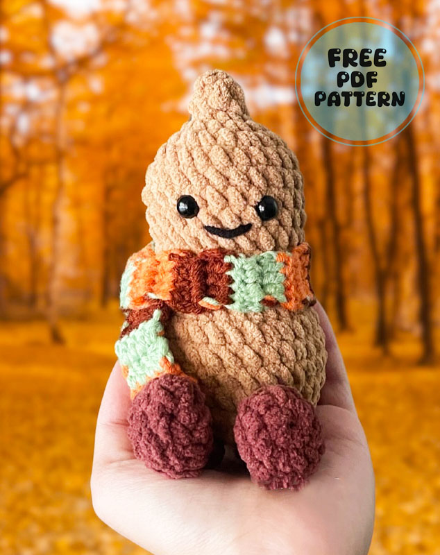 Plush Jellycat Peanut Crochet PDF Pattern 1