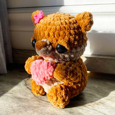 Baby Otter for Valentine Amigurumi PDF Pattern (1)