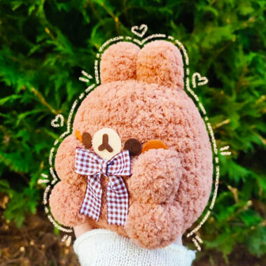 Choco Molang Plush Amigurumi Free Pattern (1)