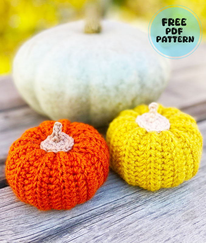 Crochet Orange Pumpkin Free PDF Pattern