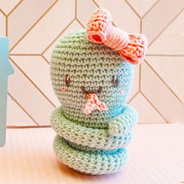 Cutie the Keychain Snake Amigurumi PDF Pattern (1)