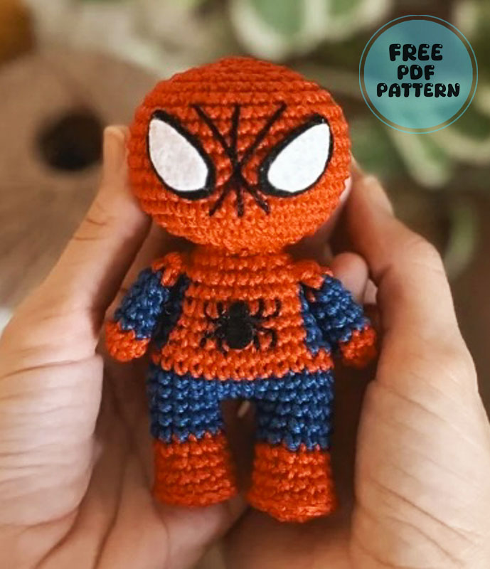 Free Amazing Spiderman Amigurumi PDF Pattern