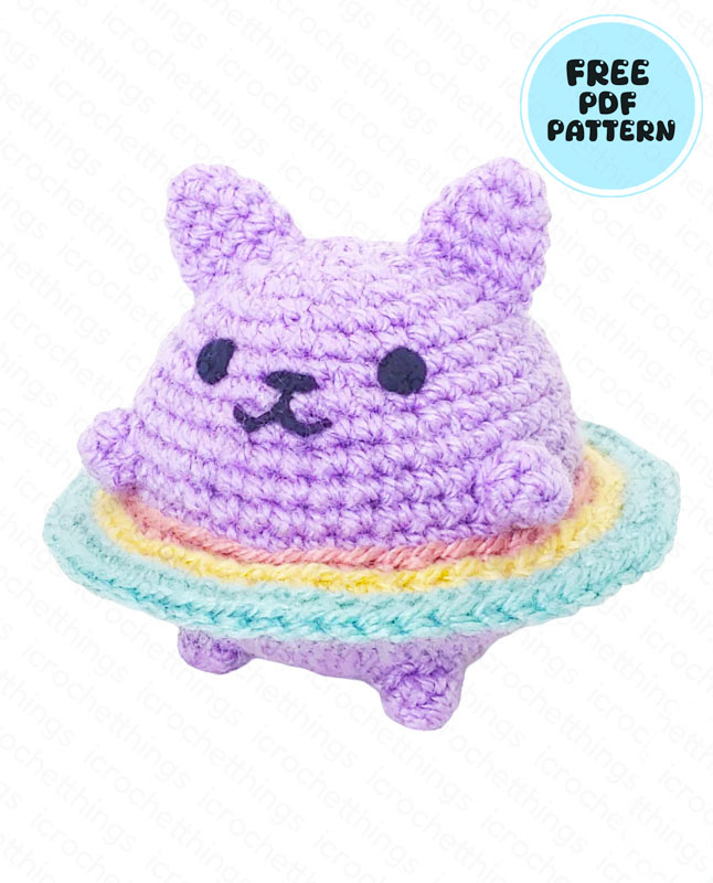 Funny Cat Planet Amigurumi PDF Free Pattern