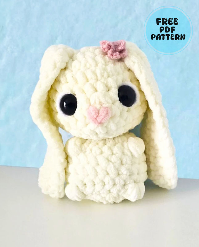Low Sew Baby Bunny Crochet PDF Free Pattern