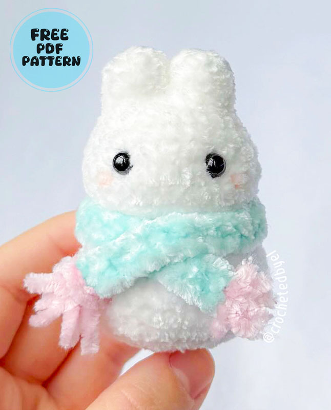 No Sew Bunny Amigurumi for Begginners Free Pattern