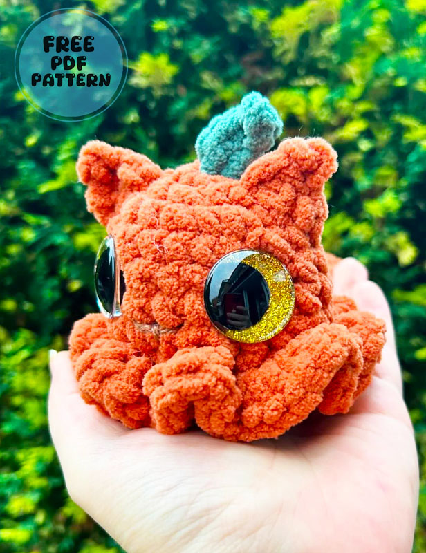 Plush Ghost Cat Free Halloween PDF Crochet Pattern