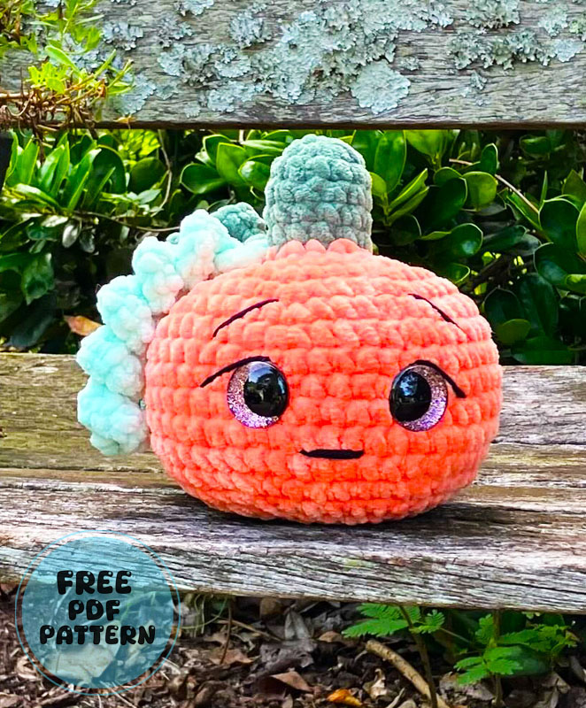 Spooky Pumpkin For Halloween PDF Crochet Pattern