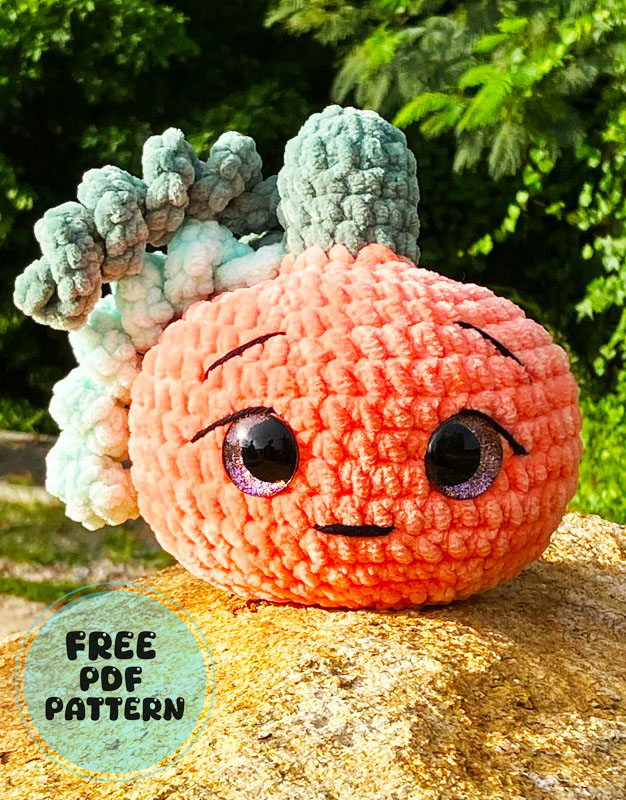Spooky Pumpkin For Halloween PDF Crochet Pattern 2