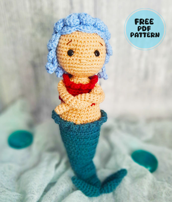Amigurumi Lorelei the Mermaid Free PDF Pattern (3)