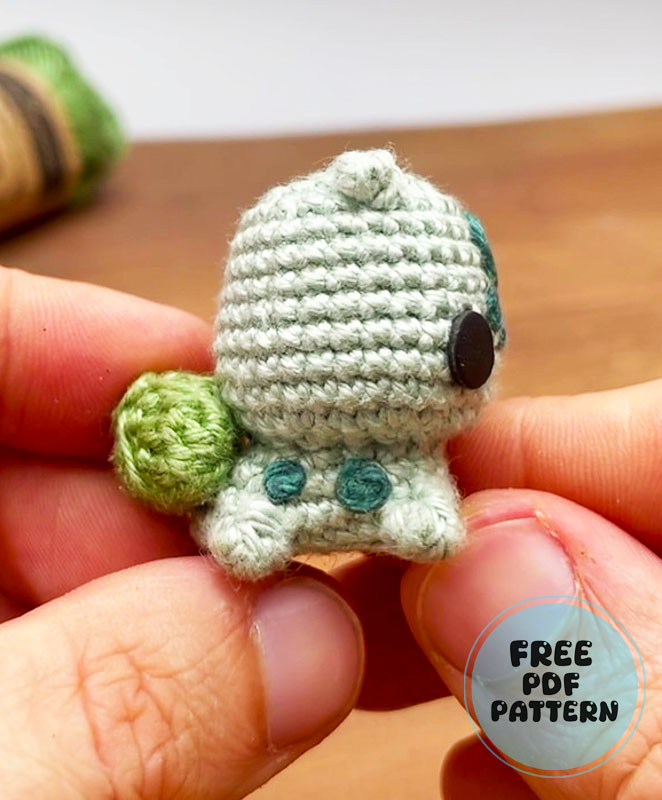 Little Bulbasaur Crochet Pattern Step by Step (3)
