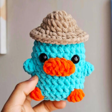 Perry the Platypus Amigurumi Free PDF Pattern (2)